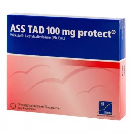 ASS TAD 100 mg skydda enterotabletter filmdragerade tabletter, 50 st
