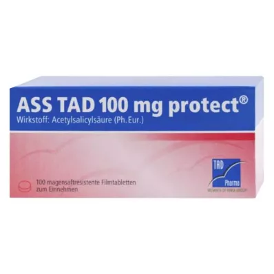 ASS TAD 100 mg skydda enterotabletter filmdragerade tabletter, 100 st ASS TAD 100 mg skydda enterotabletter filmdragerade tabletter, 100 st
