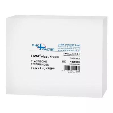 FIXIERBINDE elastisk bredmaskig 8 cmx4 m, 20 st