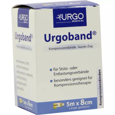 URGOBAND Kort sträckbandage 8 cm x 5 m, 1 st