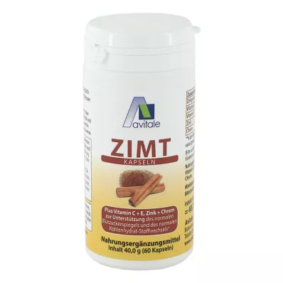 ZIMT KAPSELN 500 mg+Vitamin C+E, 60 st ZIMT KAPSELN 500 mg+Vitamin C+E, 60 st