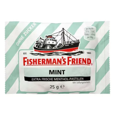 FISHERMANS FRIEND mintpastiller utan socker, 25 g FISHERMANS FRIEND mintpastiller utan socker, 25 g