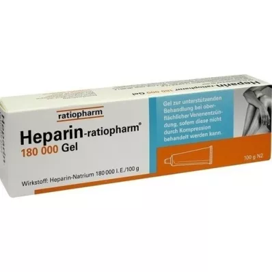 HEPARIN-RATIOPHARM 180 000 I.U. gel, 100 g