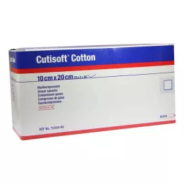 CUTISOFT Bomull Compr.10x20 cm ster.8x, 25X2 St