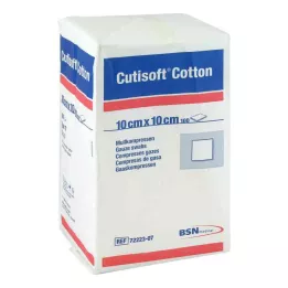 CUTISOFT Bomull Compr.10x10 cm unster.12x, 100 st