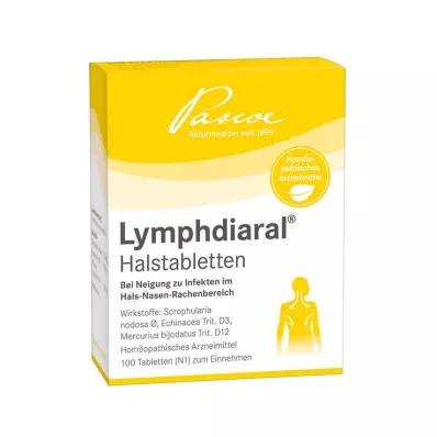 Lymfdiara halstabletter, 100 st Lymfdiara halstabletter, 100 st