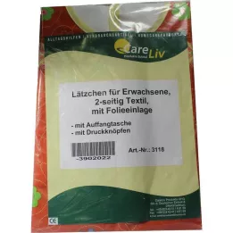 LÄTZCHEN Förlängning med ficka, 2-sidig tex. med fol. tryckknappar, 1 st