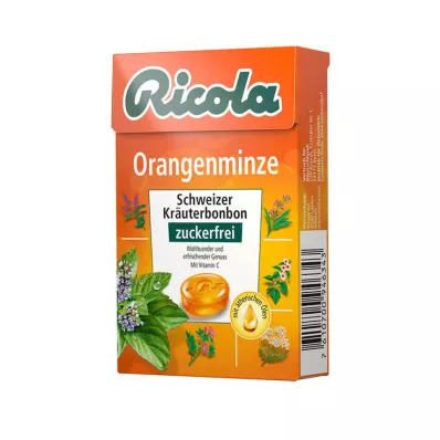 RICOLA o.Z.Box Orange Mint Godis, 50 g RICOLA o.Z.Box Orange Mint Godis, 50 g