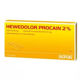 HEWEDOLOR Prokain 2% ampuller, 10 st