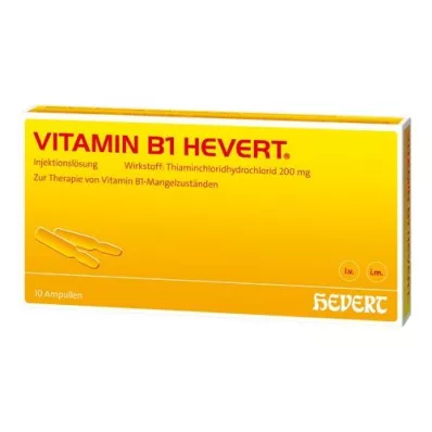 VITAMIN B1 HEVERT ampuller, 10 st
