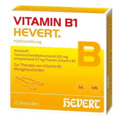 VITAMIN B1 HEVERT ampuller, 10 st