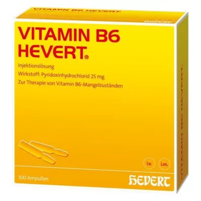 VITAMIN B6 HEVERT Ampuller, 100X2 ml