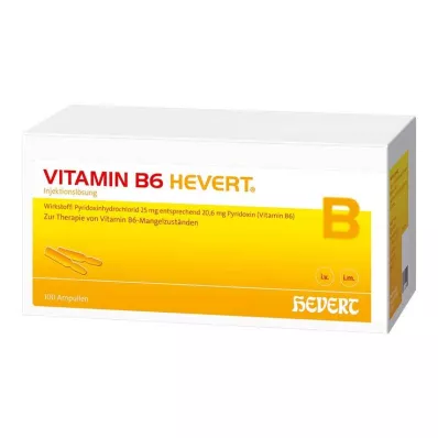 VITAMIN B6 HEVERT Ampuller, 100X2 ml