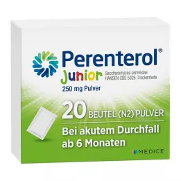 PERENTEROL Junior 250 mg pulverpåse, 20 st