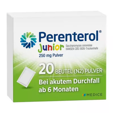 PERENTEROL Junior 250 mg pulverpåse, 20 st