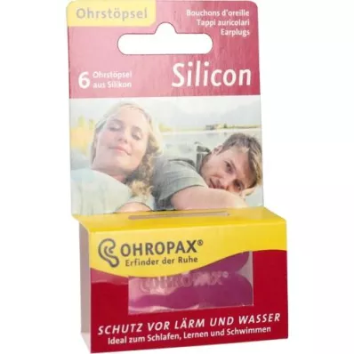 OHROPAX Öronproppar av silikon, 6 st