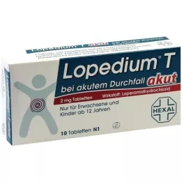 LOPEDIUM T akut för akut diarré tabletter, 10 st