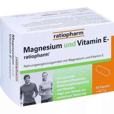 MAGNESIUM UND VITAMIN E-ratiopharm kapslar, 60 st