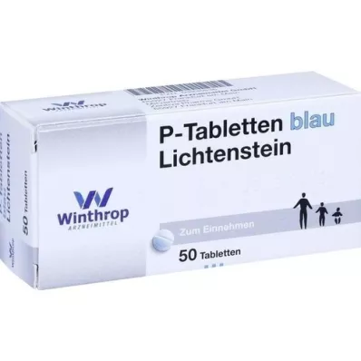 P TABLETTEN blå 8 mm delning, 50 st