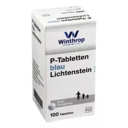 P tabletter blå 8 mm division, 100 st