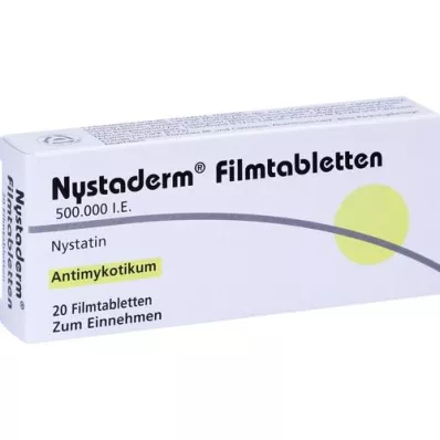 NYSTADERM Filmdragerade tabletter, 20 st