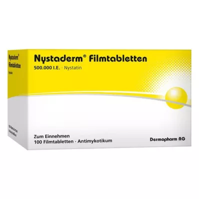 NYSTADERM Filmdragerade tabletter, 100 st NYSTADERM Filmdragerade tabletter, 100 st