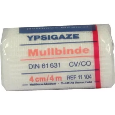 YPSIGAZE Gasvävsbandage 4 cmx4 m, 1 st