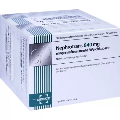 NEPHROTRANS 840 mg enterokapslar, 100 st