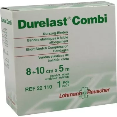 DURELAST Bandage Combi 8 cmx5 m+10 cmx5 m, 2 st