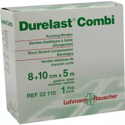 DURELAST Bandage Combi 8 cmx5 m+10 cmx5 m, 2 st DURELAST Bandage Combi 8 cmx5 m+10 cmx5 m, 2 st