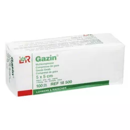 GAZIN Gasbinda comp.5x5 cm icke-steril 8x Op, 100 st