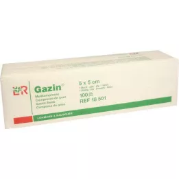 GAZIN Gasbinda comp.5x5 cm icke-steril 12x Op, 100 st