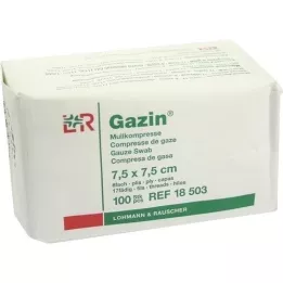 GAZIN Gasbinda komp.7,5x7,5 cm icke-steril 8x Op, 100 st