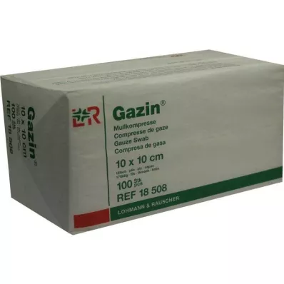 GAZIN Gasbinda komp.10x10 cm icke-steril 16x op, 100 st GAZIN Gasbinda komp.10x10 cm icke-steril 16x op, 100 st