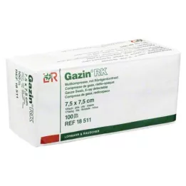 GAZIN Gasbinda komp.7,5x7,5 cm icke-steril 12x RK, 100 st