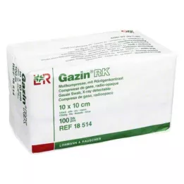 GAZIN Gasbinda komp.10x10 cm icke-steril 12x RK, 100 st
