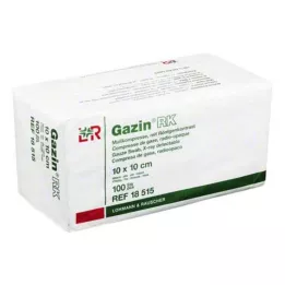 GAZIN Gasbinda komp.10x10 cm icke-steril 16x RK, 100 st