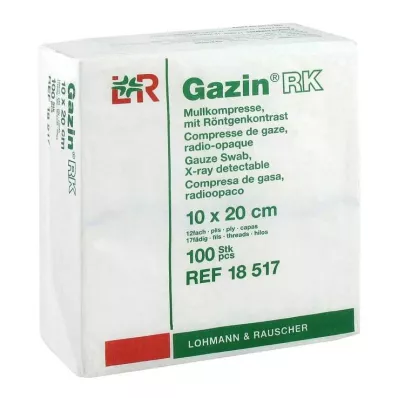 GAZIN Gasbinda komp.10x20 cm icke-steril 12x RK, 100 st GAZIN Gasbinda komp.10x20 cm icke-steril 12x RK, 100 st
