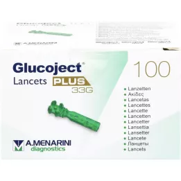 GLUCOJECT Lancetter PLUS 33 G, 100 st