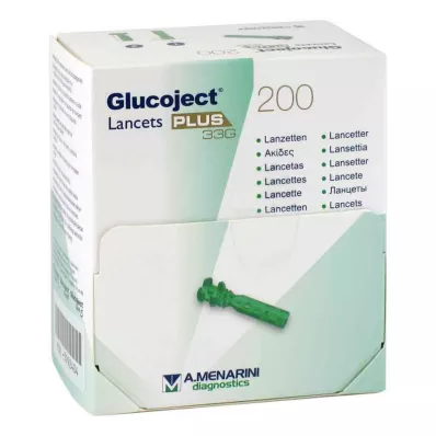 GLUCOJECT Lancetter PLUS 33 G, 200 st GLUCOJECT Lancetter PLUS 33 G, 200 st
