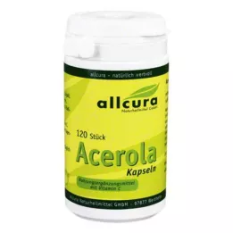 ACEROLA KAPSELN naturligt C-vitamin, 120 st