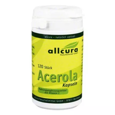 ACEROLA KAPSELN naturligt C-vitamin, 120 st