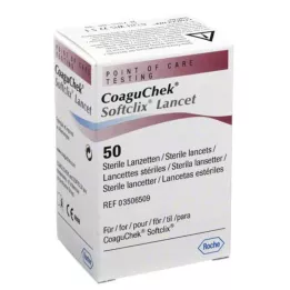 COAGUCHEK Softclix-lansett, 50 st