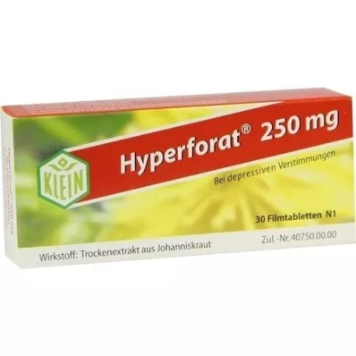 HYPERFORAT 250 mg filmdragerade tabletter, 30 st