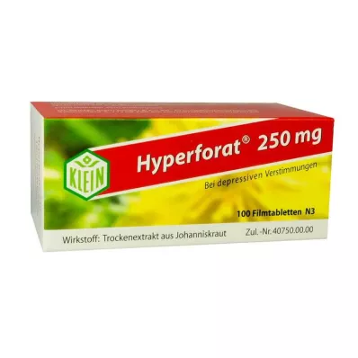 Hyperforate 250 mg filmdragerade tabletter, 100 st Hyperforate 250 mg filmdragerade tabletter, 100 st