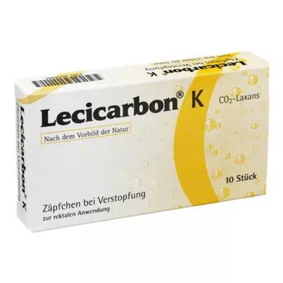 LECICARBON K CO2 Laxans suppositorier för barn, 10 st LECICARBON K CO2 Laxans suppositorier för barn, 10 st