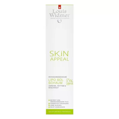 WIDMER Skin Appeal Lipo Sol Foam oparfymerad, 150 ml