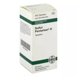 SULFUR PENTARKAN H tabletter, 200 st