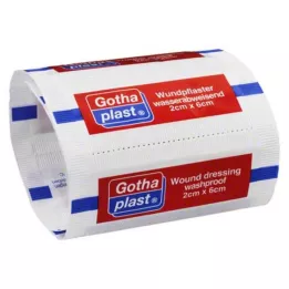 GOTHAPLAST Sårplåster, vattentätt 2x6 cm, 1 st