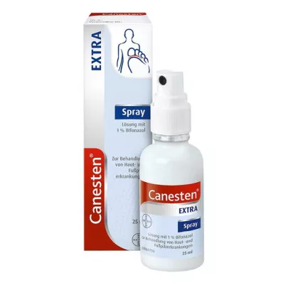 Canesten EXTRA spray mot svamphudsjukdomar, 25 ml Canesten EXTRA spray mot svamphudsjukdomar, 25 ml